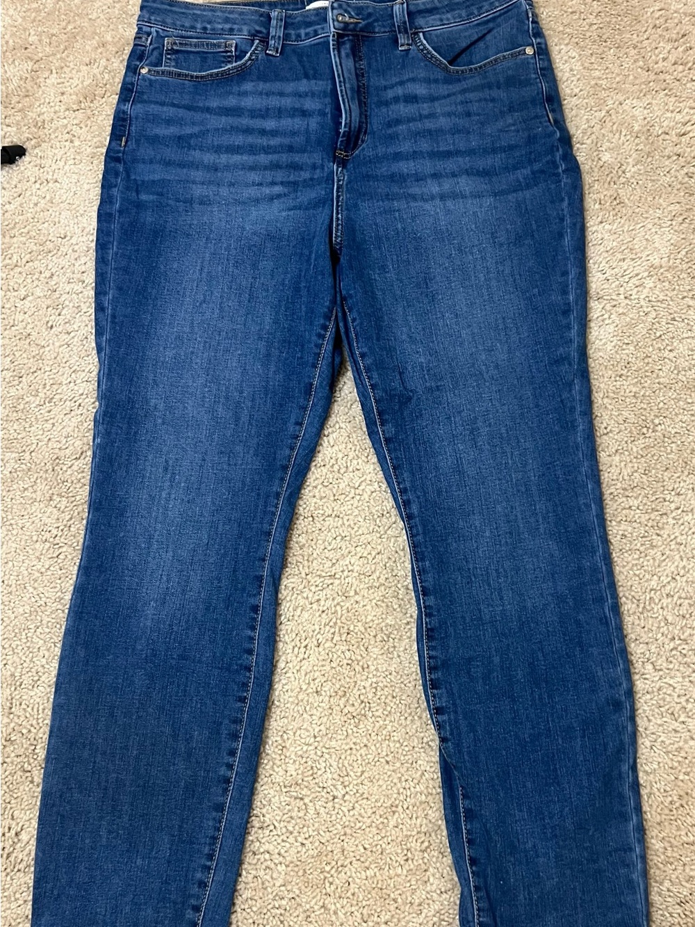 LC Lauren Conrad Skinny Jeans Dark Wash Indigo Stretch Denim stretch Size 16